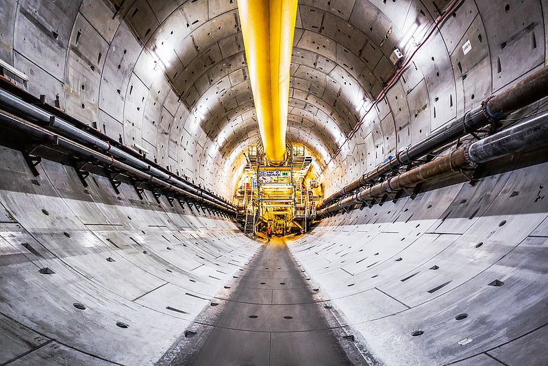 Completed tunnel for the Eurasia Tunnel project, Istanbul, Mixshield, Ø 13,660 mm