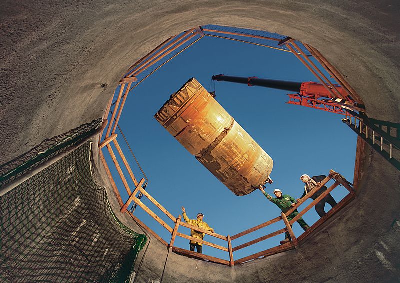 Launch shaft of a microtunnelling jobsite in Lünen, Germany, EPB1400TB, Ø 1,740 mm